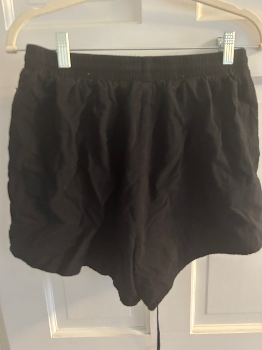 Amazon Black Women's Drawstring Relaxed Shorts - Picture 8 of 10